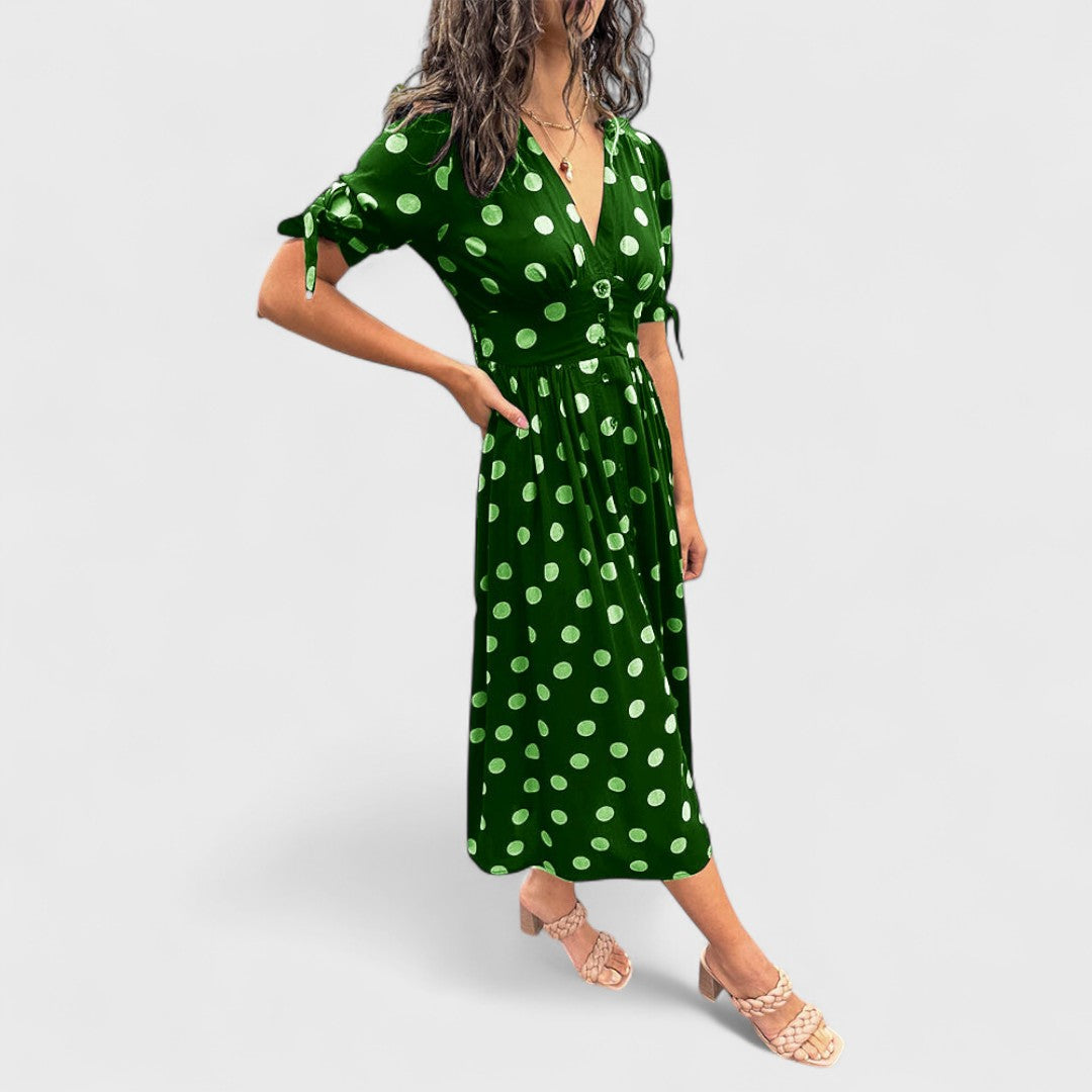 Monique - Vestito Elegante a Pois