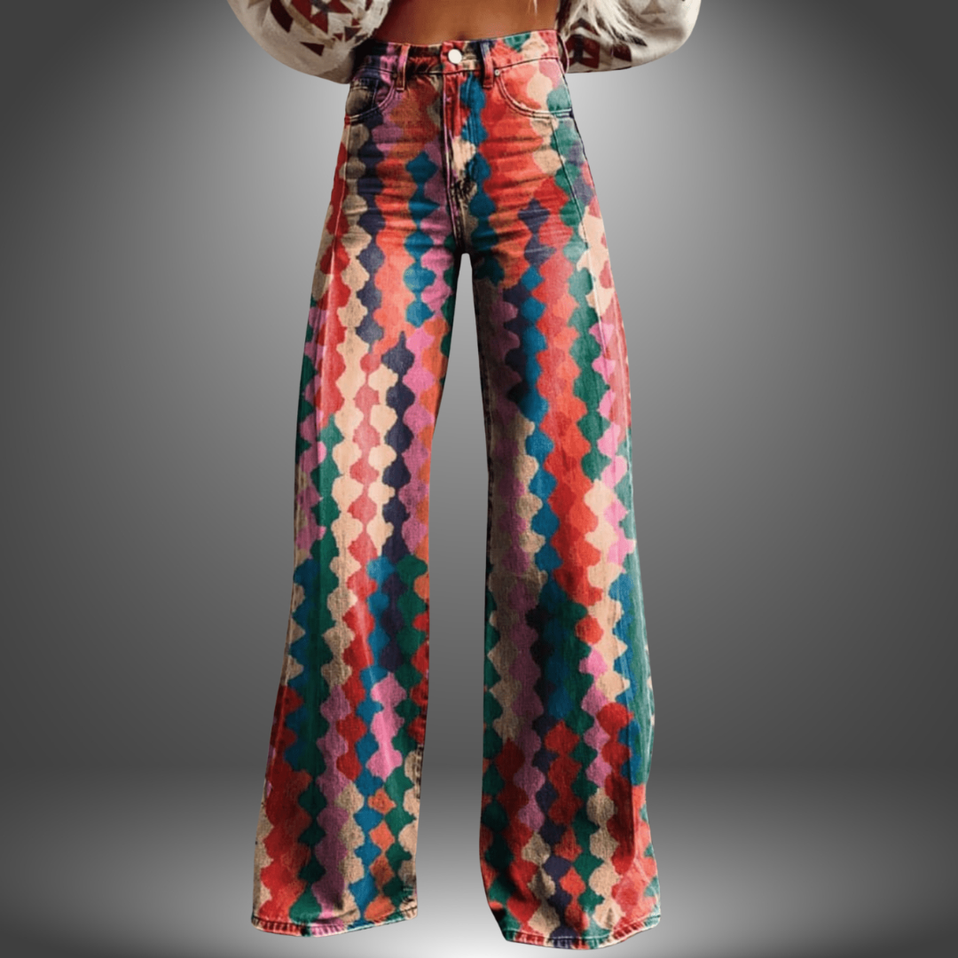 Olivia | Pantaloni Artigianali Colorati