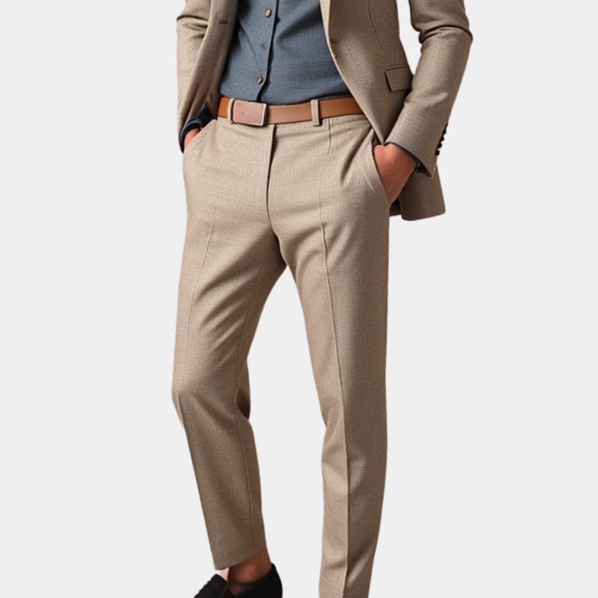 Venturi™ | Giacca Elegante in Tessuto Pregevole