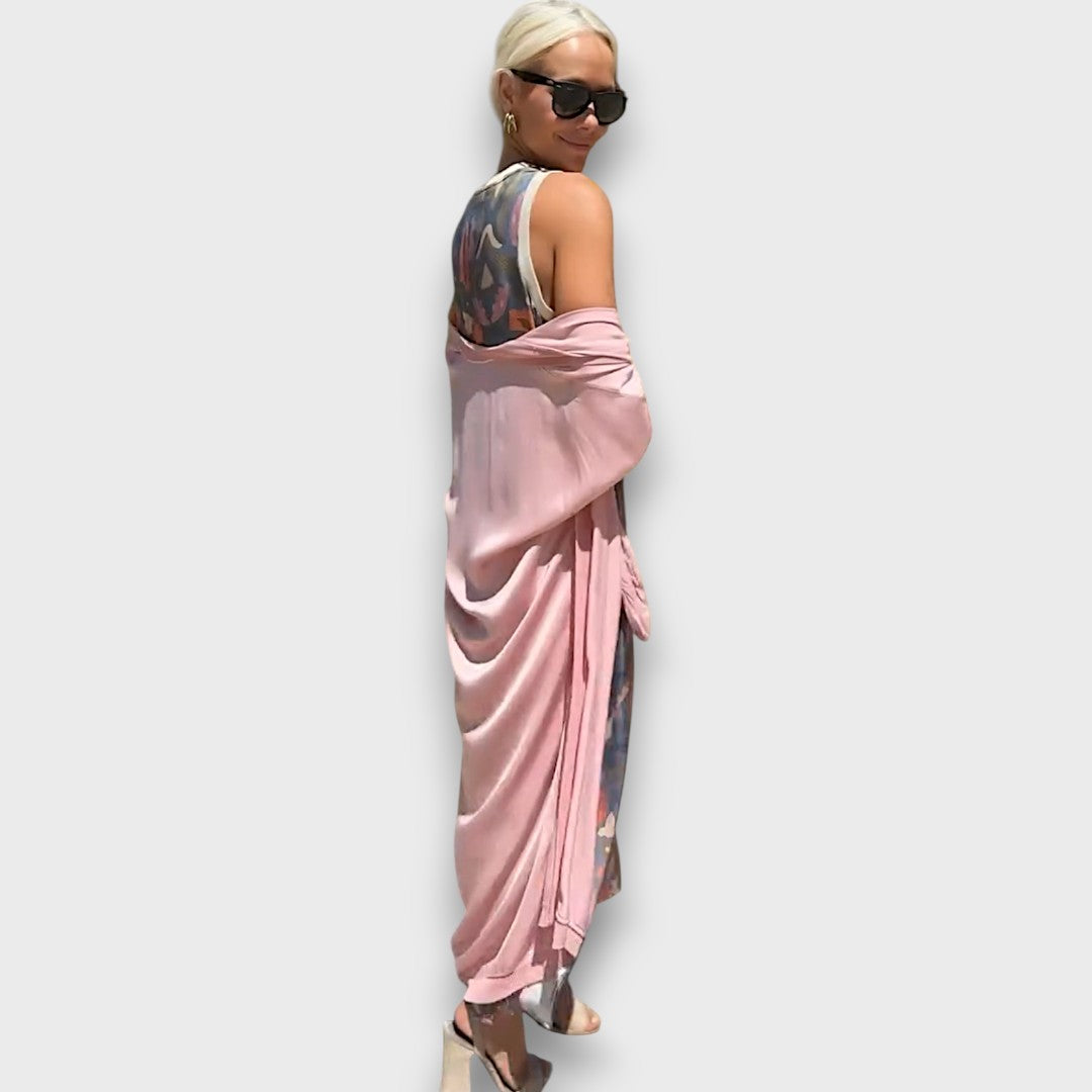 Elveria – Maxi abito con cardigan