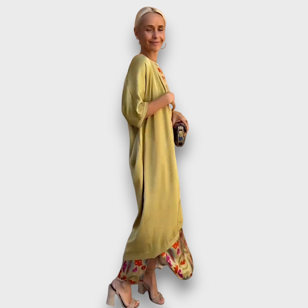 Elveria – Maxi abito con cardigan