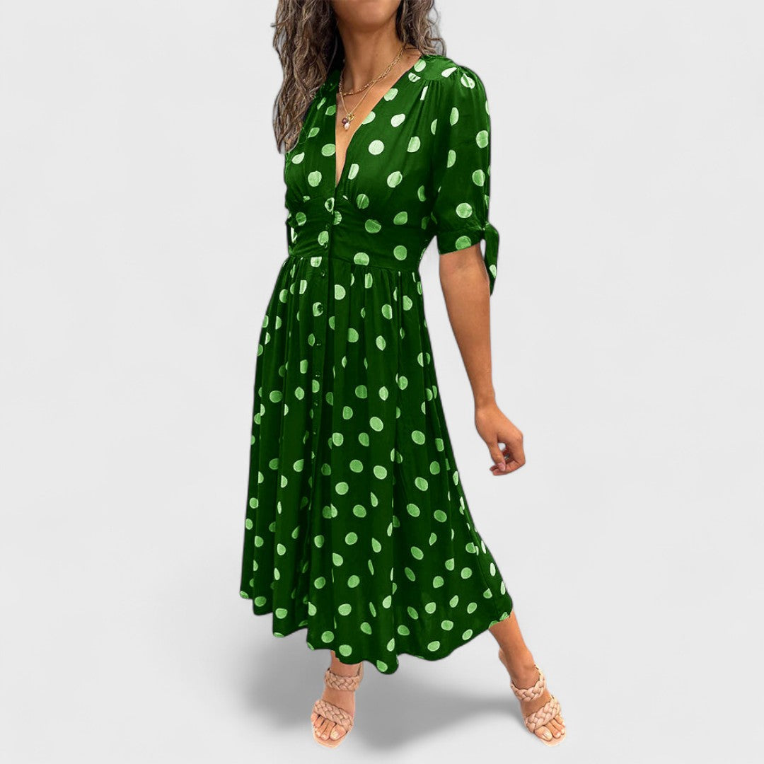 Monique - Vestito Elegante a Pois