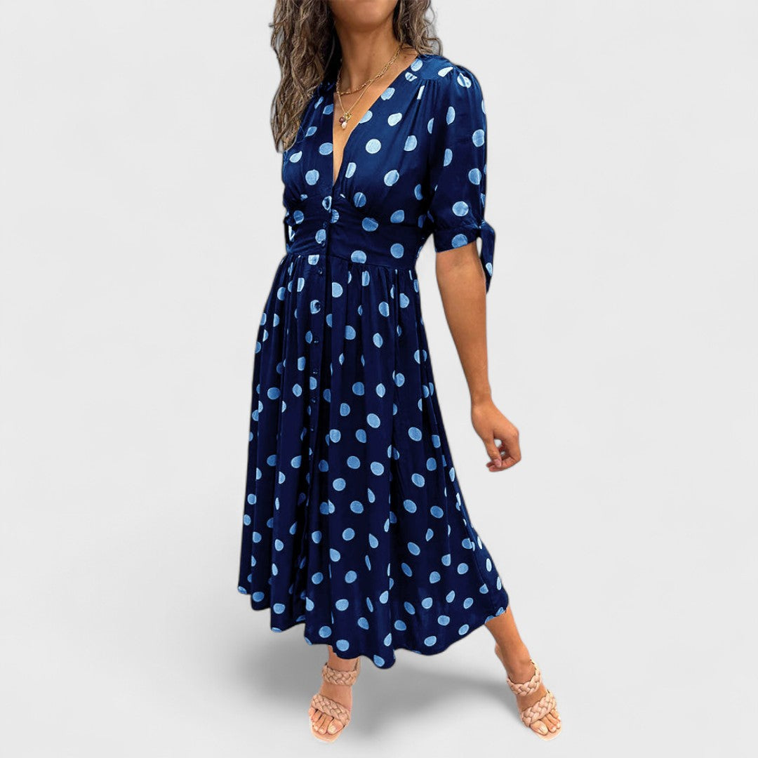 Monique - Vestito Elegante a Pois